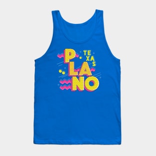 Retro 90s Plano, Texas Tank Top